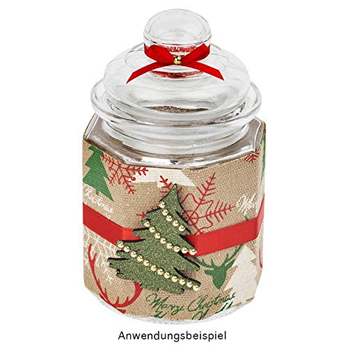 ideen-mit-herz-glas-bonbonieren-achteckig-2-st-ck-8-x-8-x-12-5-cm-230-ml-mit-gla image 7