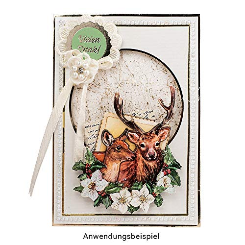 ideen-mit-herz-gru-karten-set-kreis-naturwei-b6-10x-3-fach-karten-mit-passeparto image 6