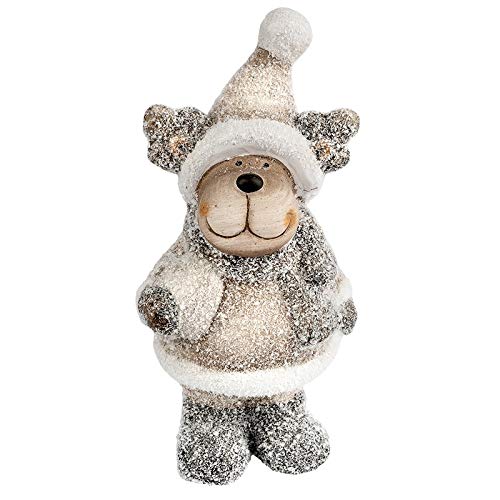 ideen-mit-herz-deko-figur-rentier-keramik-18-cm image 1
