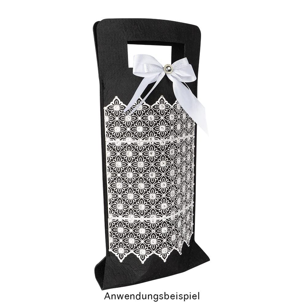 ideen-mit-herz-flaschentasche-aus-filz-17x40-cm-mit-henkel-schwarz image 5