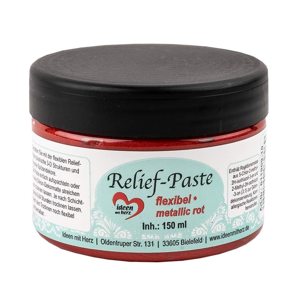 ideen-mit-herz-relief-paste-flexibel-150-ml-silber image 2