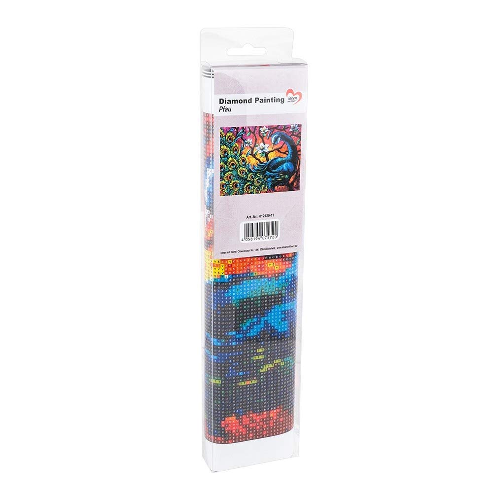 ideen-mit-herz-5d-diamond-painting-pfau-30x40-cm-set-mit-zubeh-r image 2