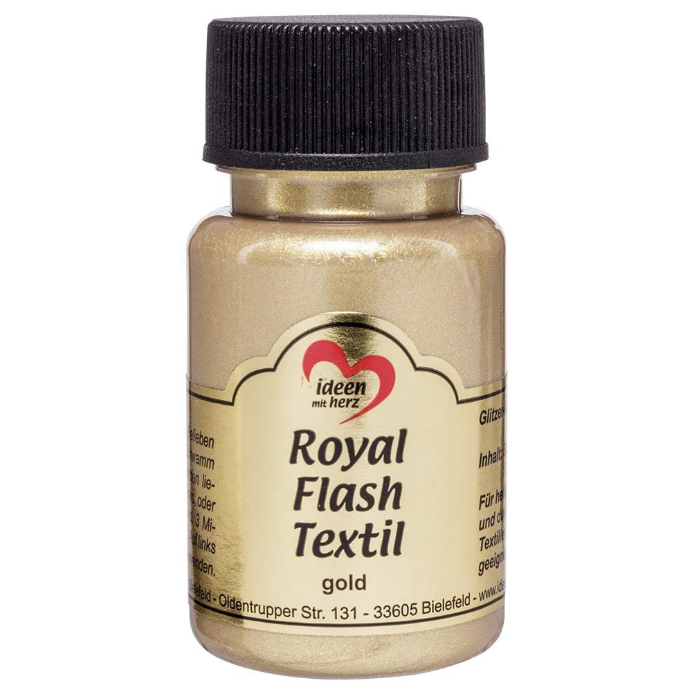 ideen-mit-herz-royal-flash-textilfarbe-glitzer-metallic-50-ml-maigr-n image 8