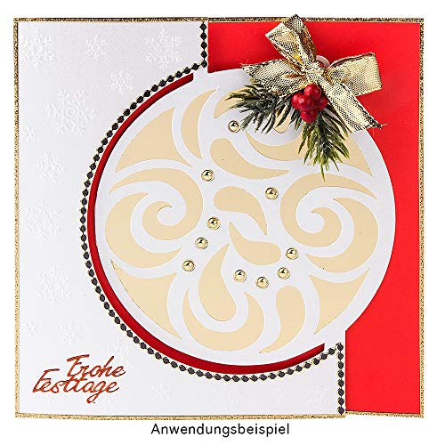 ideen-mit-herz-deluxe-gru-karten-weihnachtskugel-16x16-cm-10-st-ck-inkl-einleger image 3