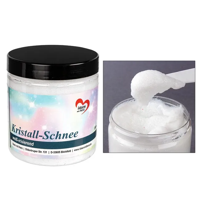 ideen-mit-herz-kristall-schnee-wei-irisierend-250ml-schneepaste image 1