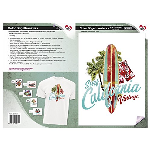 ideen-mit-herz-color-b-geltransfer-din-a4-surf-california image 2