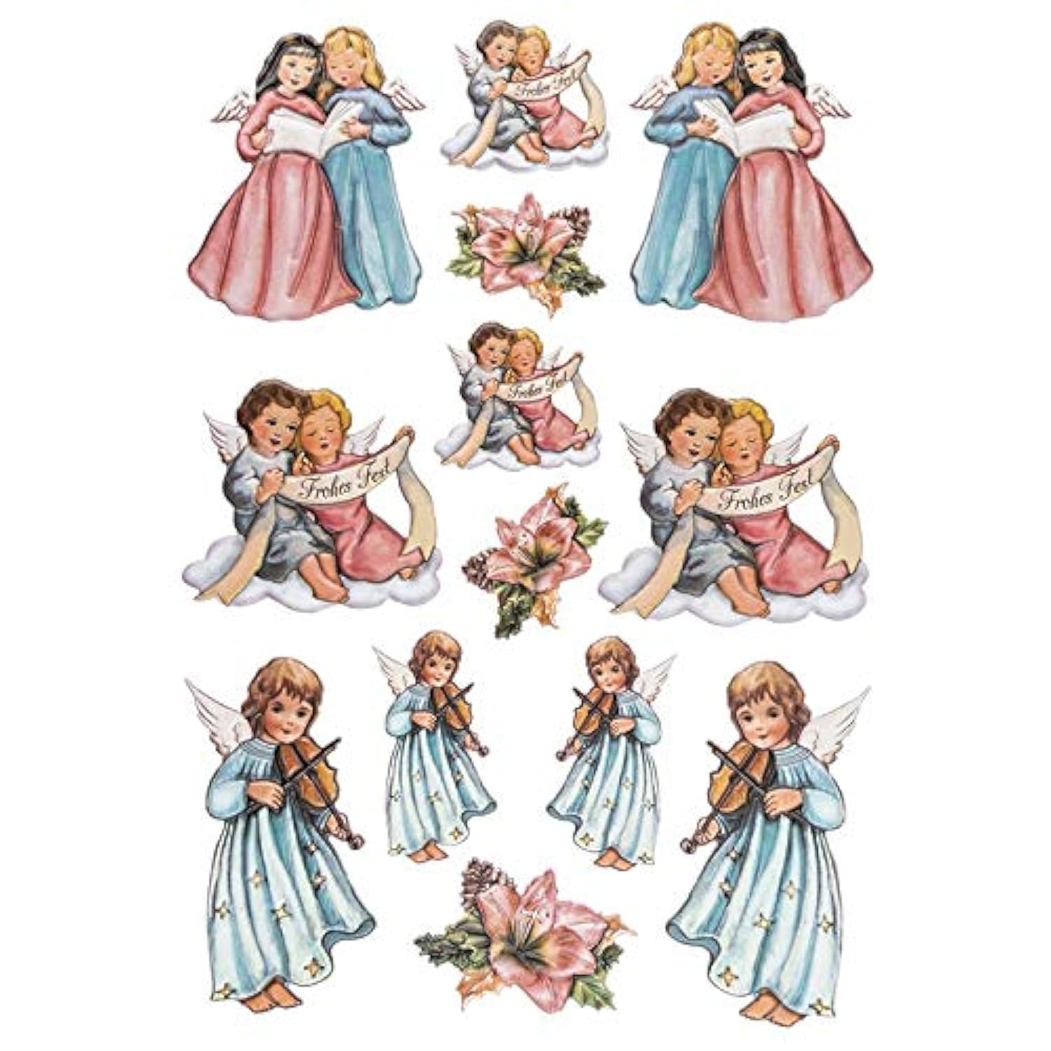 ideen-mit-herz-3-d-relief-sticker-bogen-din-a4-blumen-1 image 3