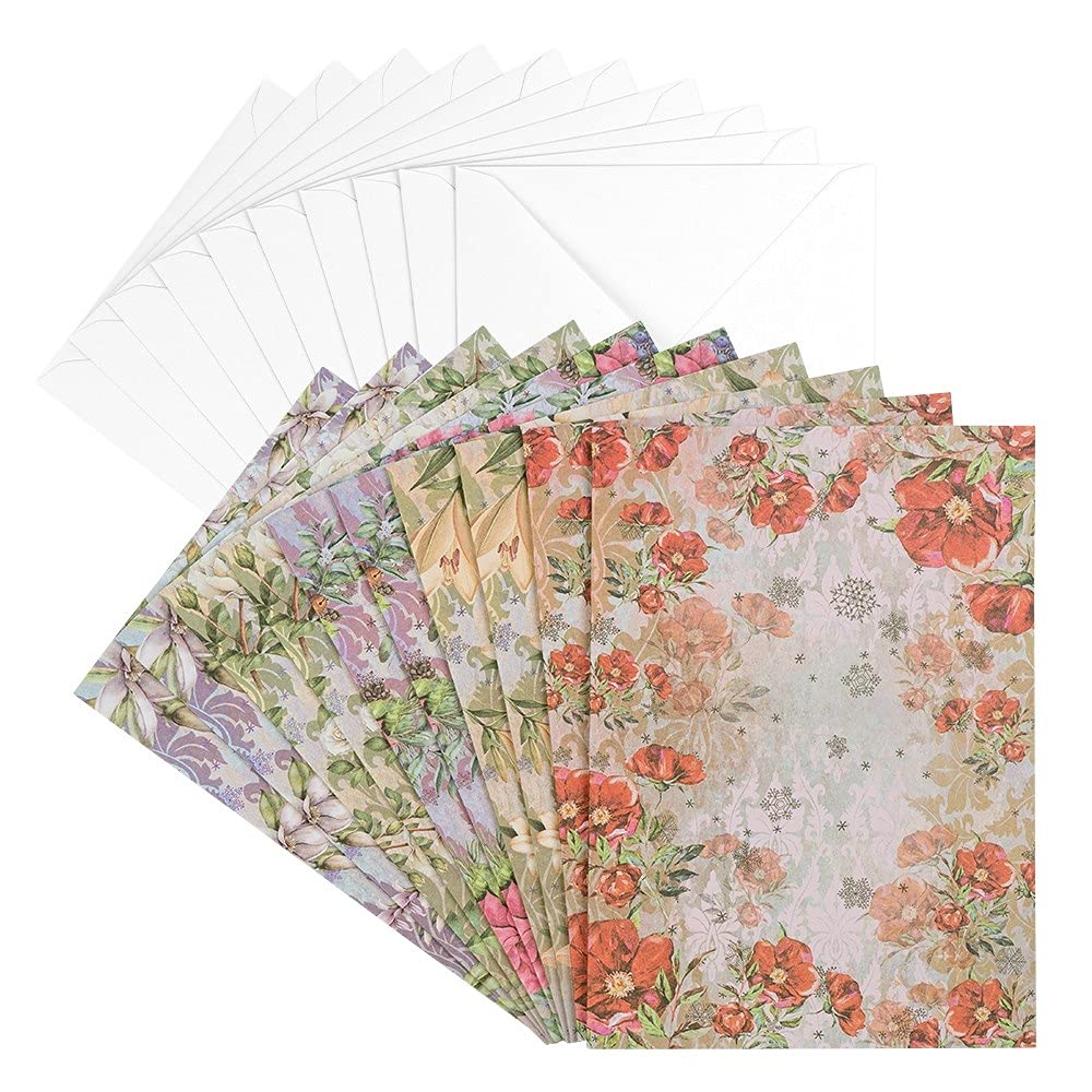 ideen-mit-herz-gru-karten-set-ornamentik-1-b6-blanko-10-karten-mit-umschl-gen image 5