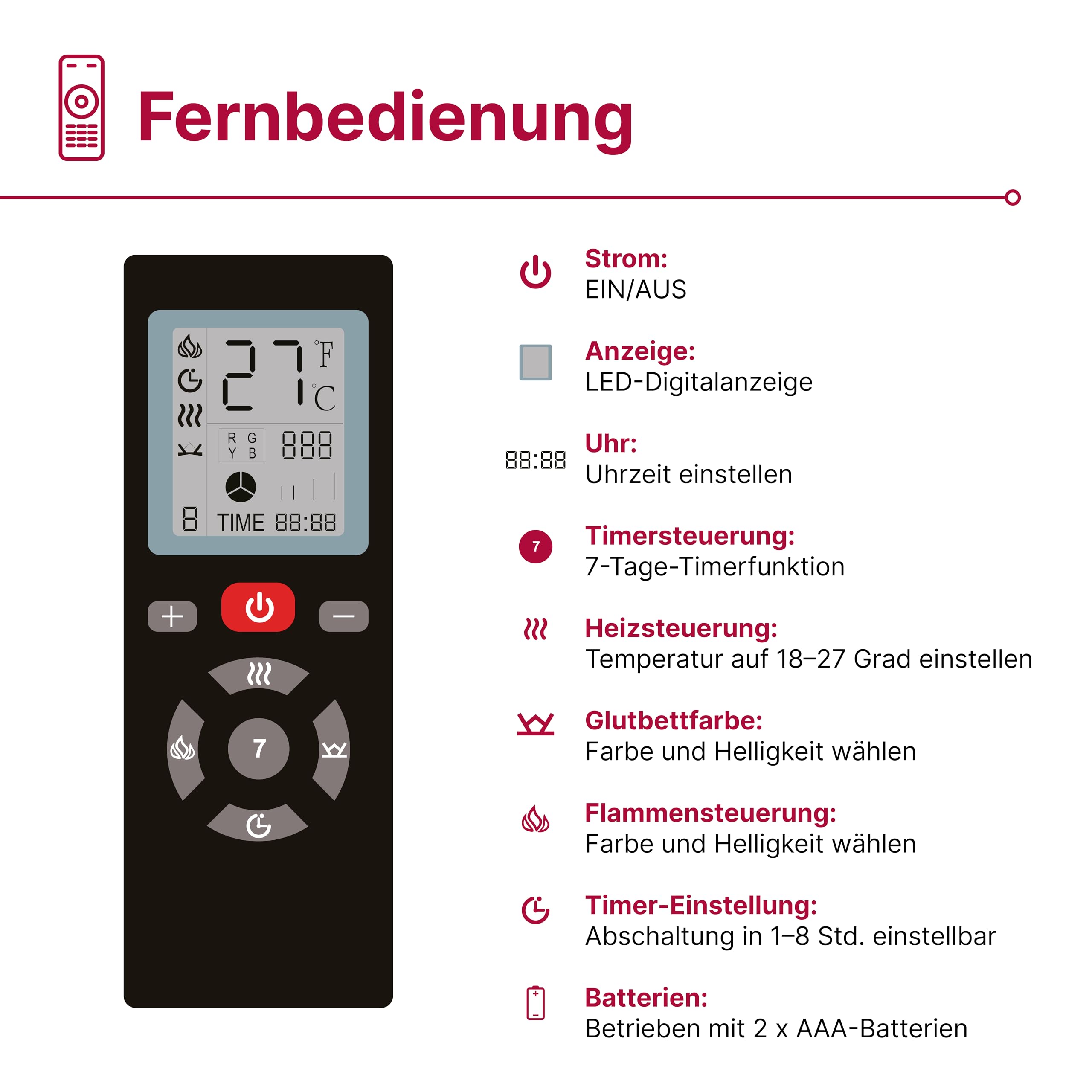 dimplex-sierra-72-elektrokamin-mit-heizung-optiflame image 7