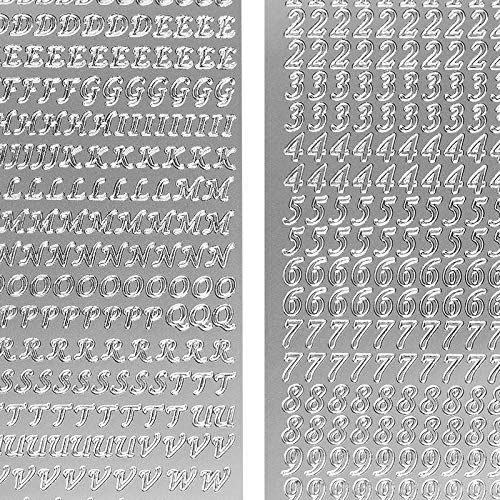 ideen-mit-herz-sticker-set-buchstaben-zahlen-silber-4-bogen-23-x-10-cm image 4