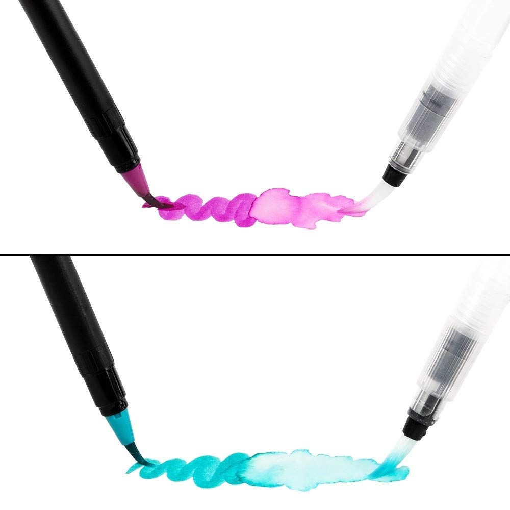 ideen-mit-herz-aquarell-pinselstifte-24-farben-4-wassertank-pinsel-brush-pen-set image 5