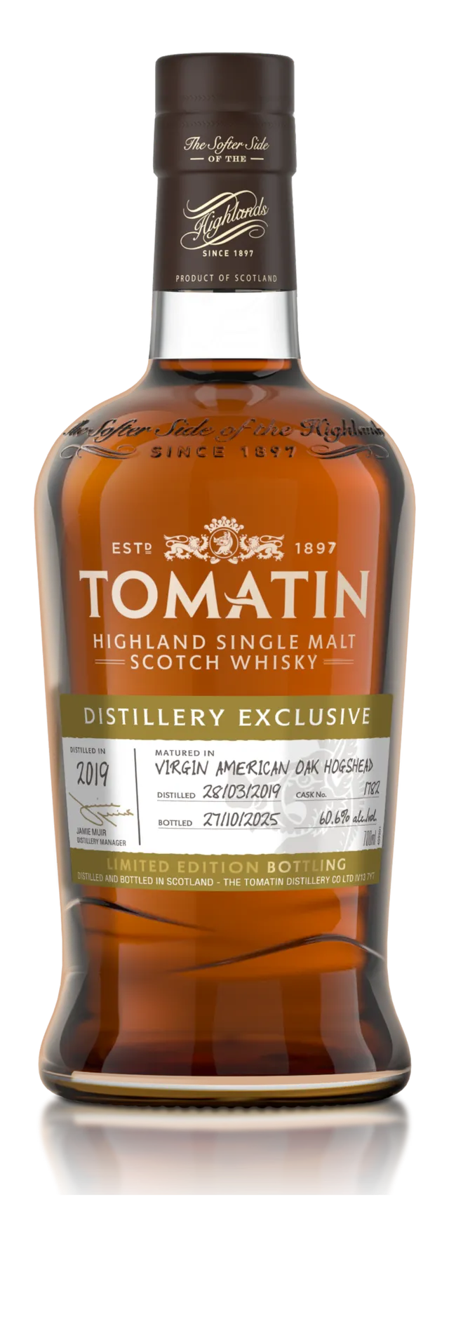 tomatin-distillery-exclusive-single-cask-virgin-oak-2019-single-malt-scotch-whis image 1