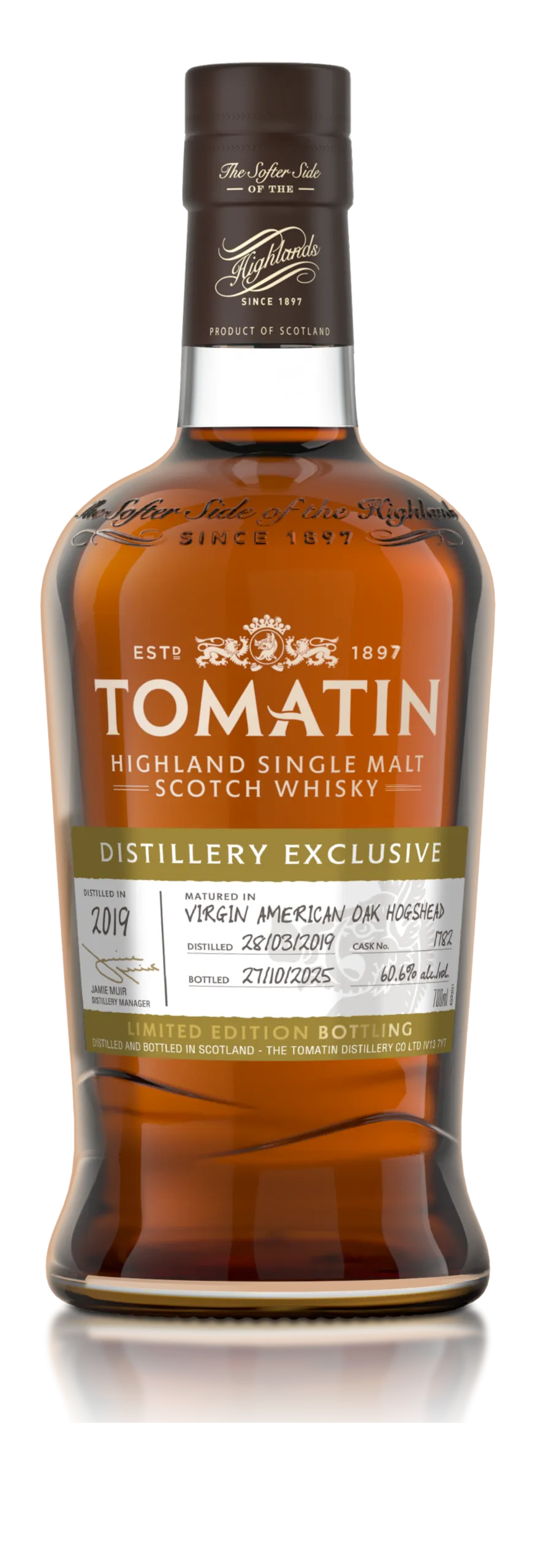tomatin-distillery-exclusive-single-cask-virgin-oak-2019-single-malt-scotch-whis image 1