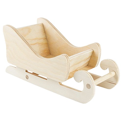 ideen-mit-herz-deko-schlitten-design-1-holz-natur-21-x-9-5-x-10-cm image 1