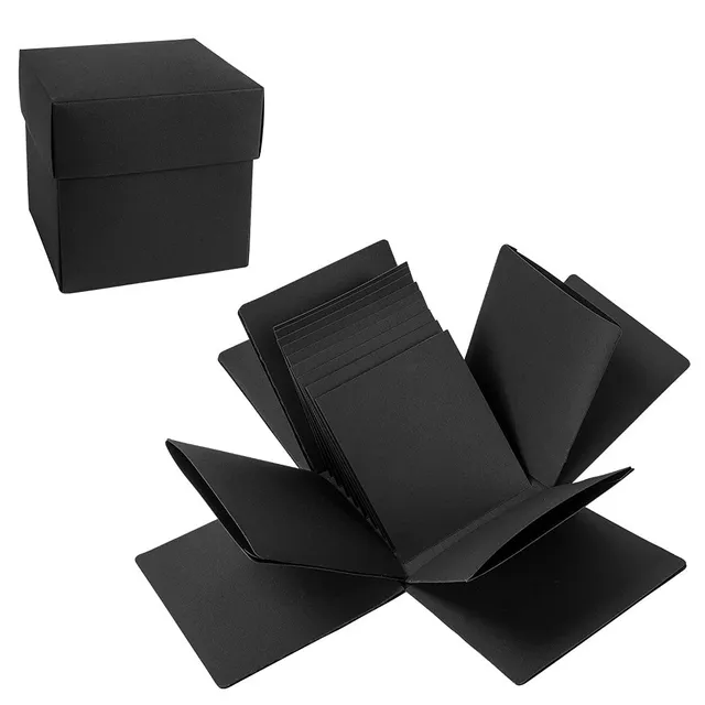 ideen-mit-herz-berraschungsbox-explosionsbox-mit-album-12-5cm-schwarz image 1