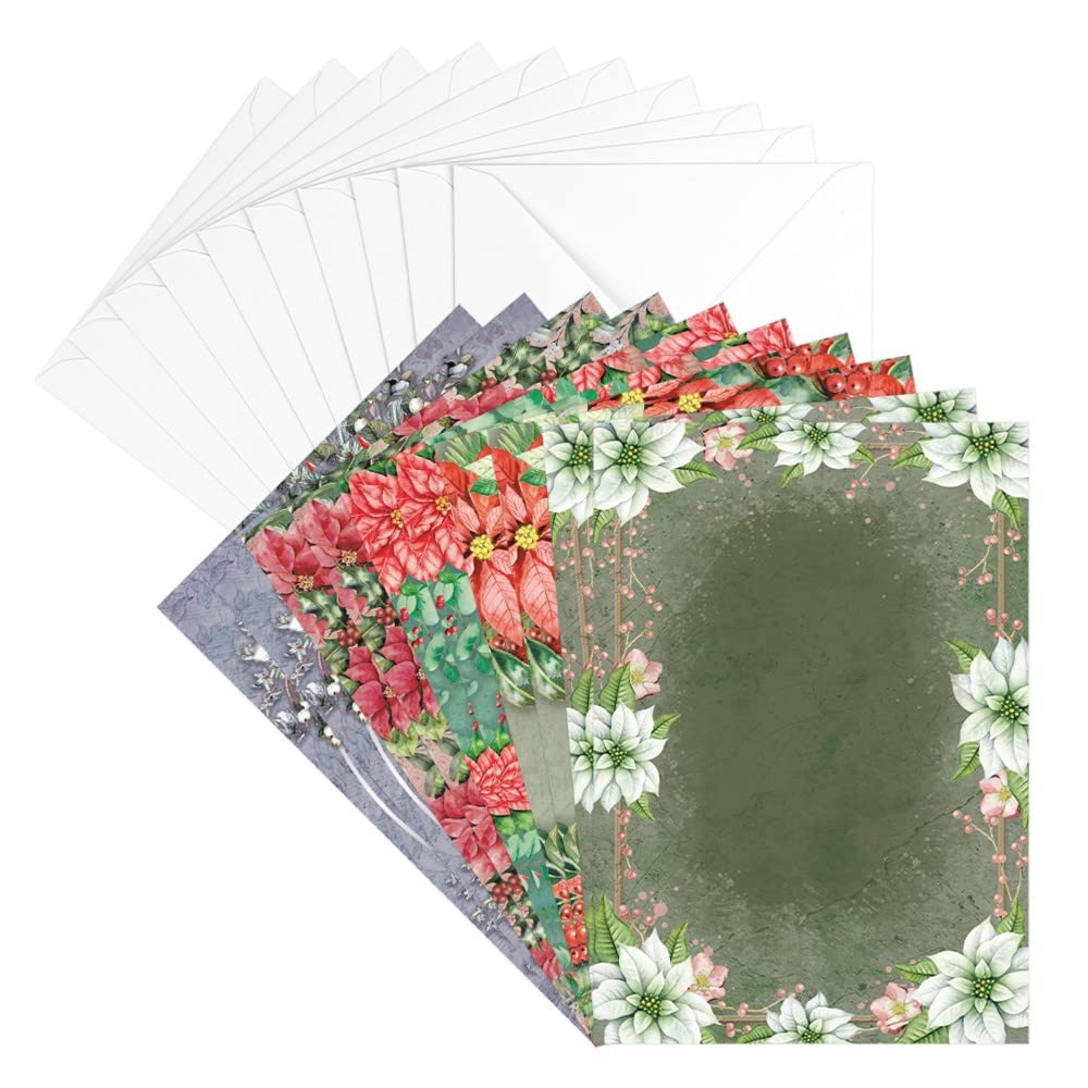 ideen-mit-herz-gru-karten-set-weihnachtliche-perlenrahmen-b6-10-karten image 8