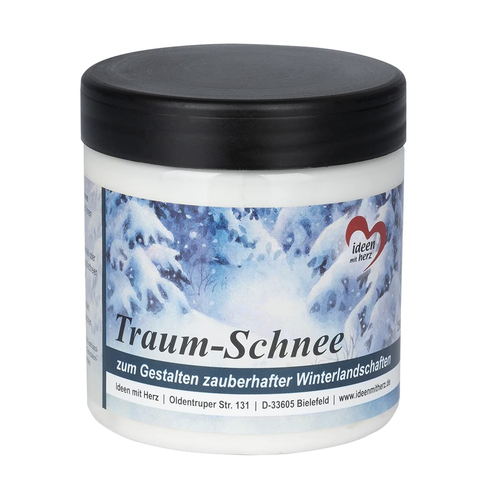 ideen-mit-herz-traum-schnee-wei-dekorative-schneepaste-250-ml-kunst-schnee image 1