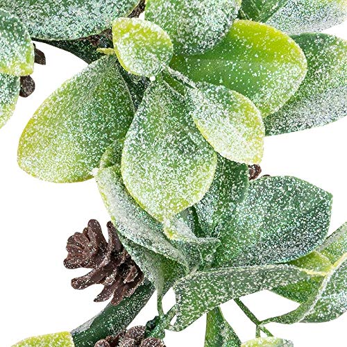 ideen-mit-herz-deko-kranz-winter-18-cm-mit-bl-ttern-tannenzapfen image 3