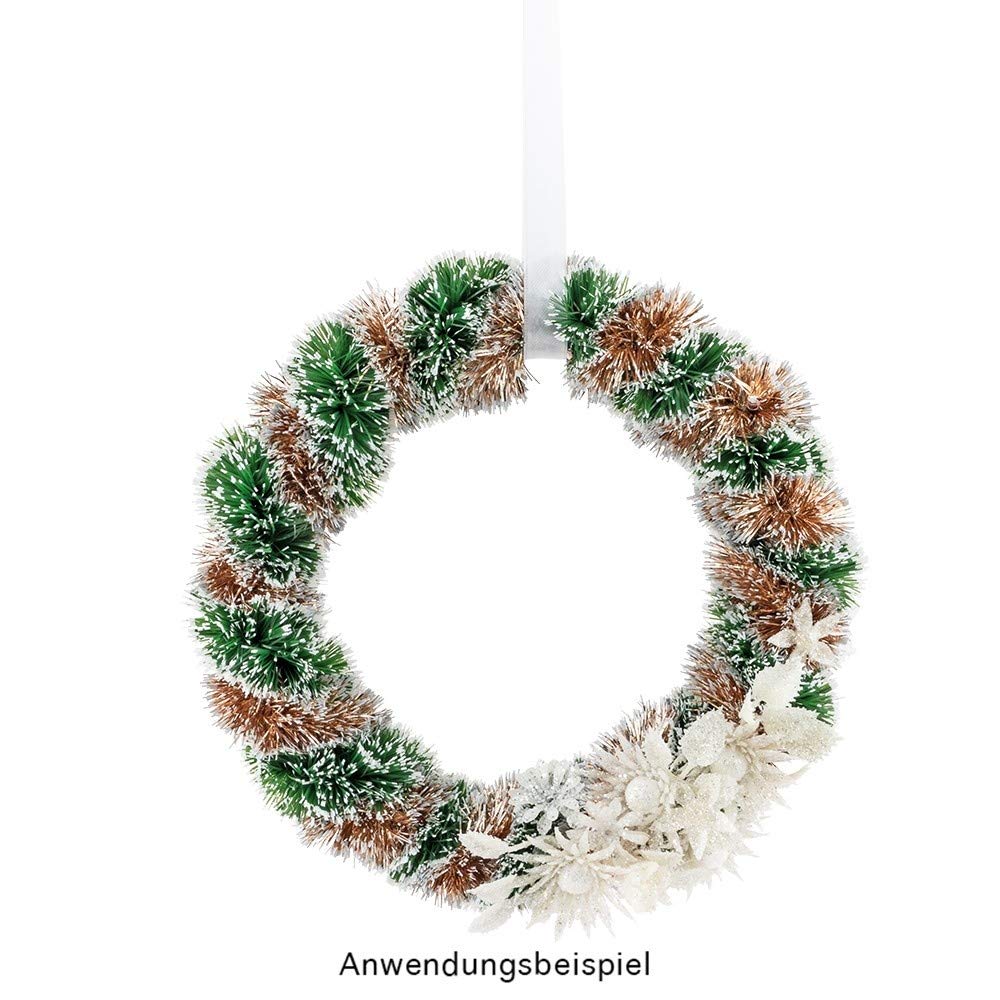 ideen-mit-herz-lametta-girlande-deluxe-duo-color-2m-gold-wei image 6