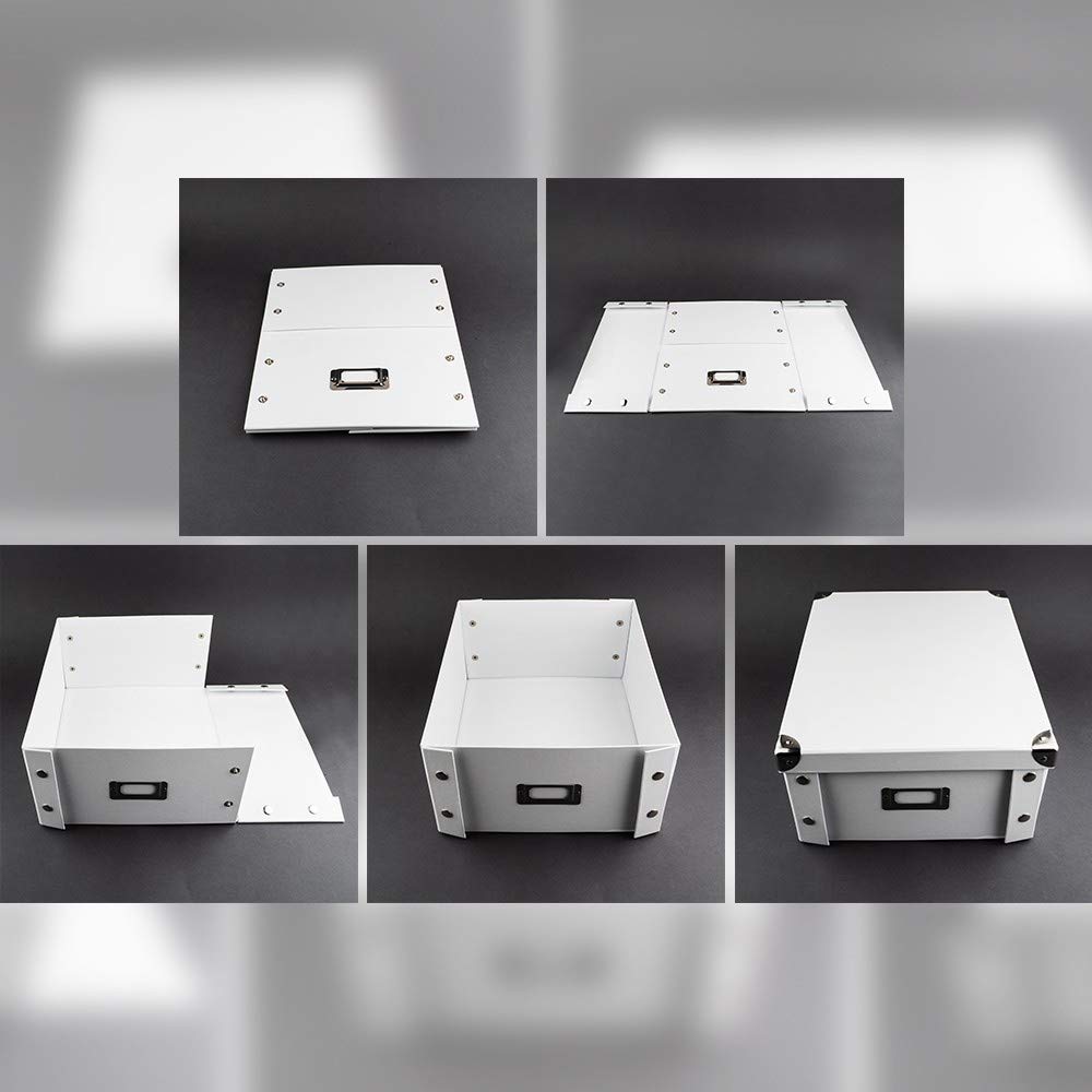 ideen-mit-herz-ordnungsboxen-3er-set-mit-deckel-faltbar-11l-31x26x14-cm-schwarz image 6