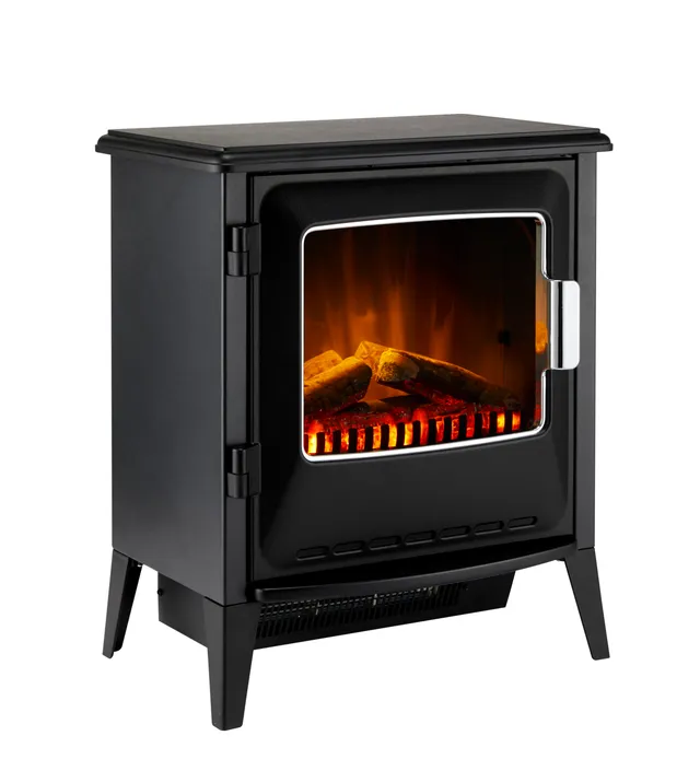 dimplex-lucia-elektrokamin-freistehend-optiflame-schwarz-mit-heizung-und-fernbed image 1