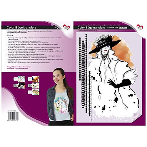 ideen-mit-herz-color-b-geltransfer-din-a4-fashion-frau image 2