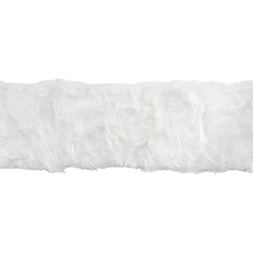 ideen-mit-herz-kunstfell-band-wei-9-cm-breit-x-2-m-lang image 7