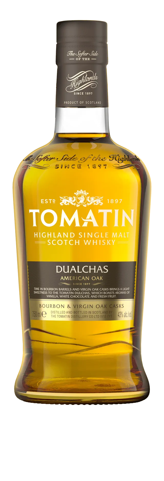 tomatin-dualchas-american-oak-single-malt-scotch-whisky image 1