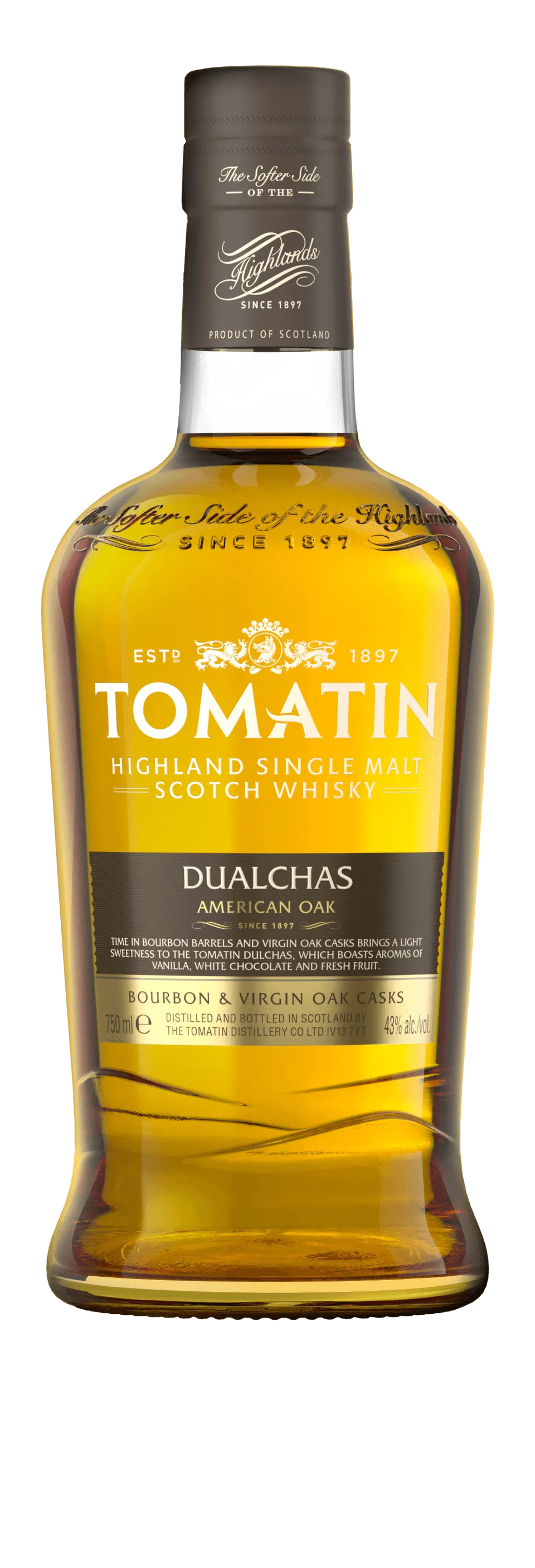 tomatin-dualchas-american-oak-single-malt-scotch-whisky image 1