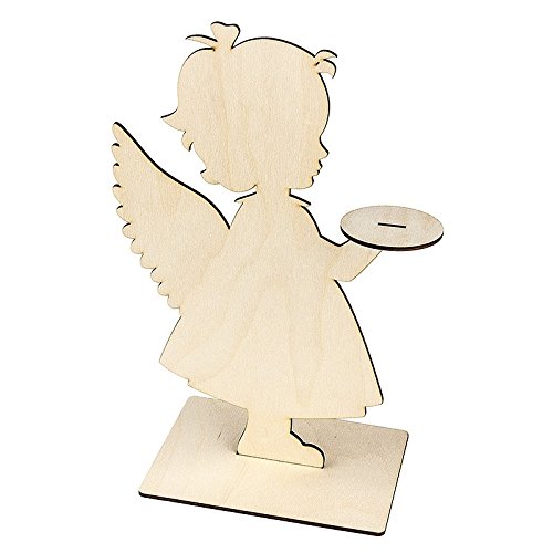 ideen-mit-herz-deko-engel-holz-zum-aufstellen-31x19-2cm-mit-podest image 2