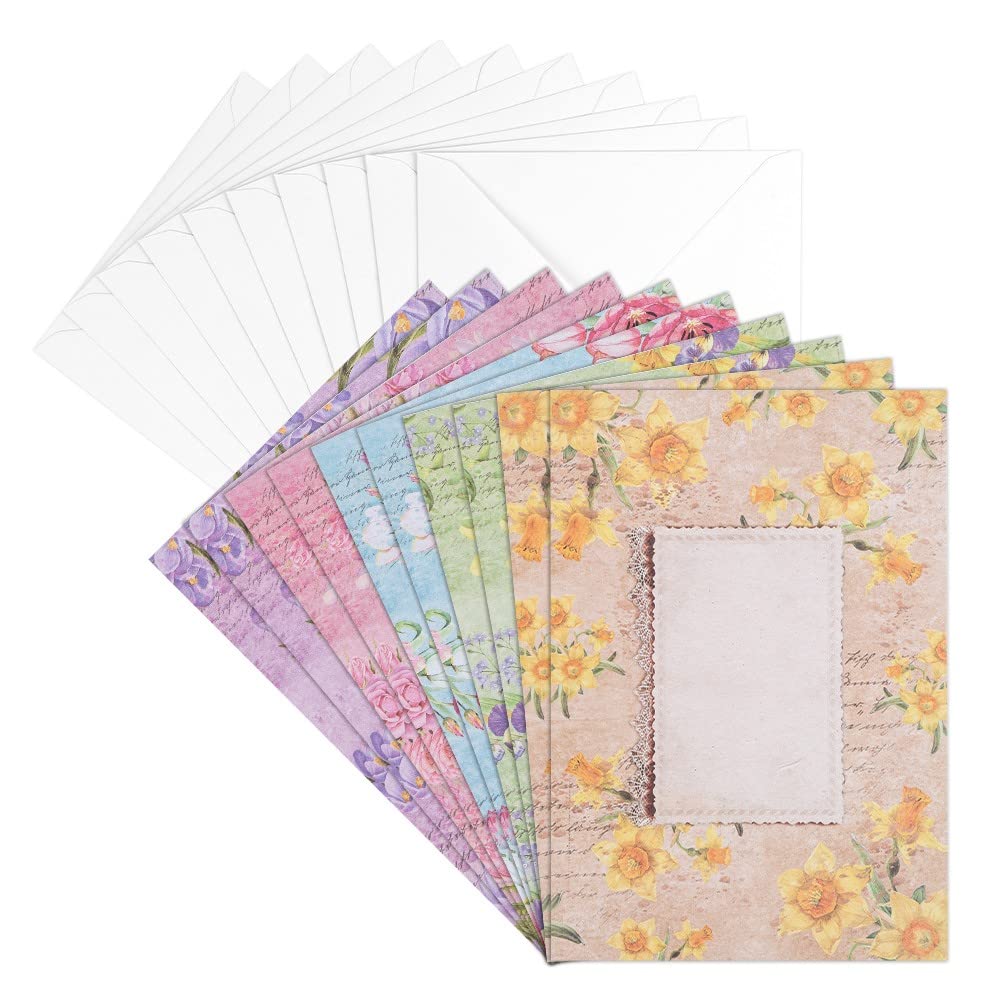 ideen-mit-herz-gru-karten-set-ornamentik-1-b6-blanko-10-karten-mit-umschl-gen image 6
