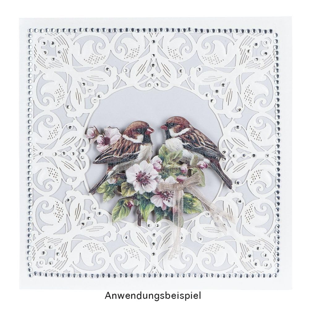 ideen-mit-herz-deluxe-laser-gru-karten-design-1-5er-set-16x16-cm-perlmutt image 1