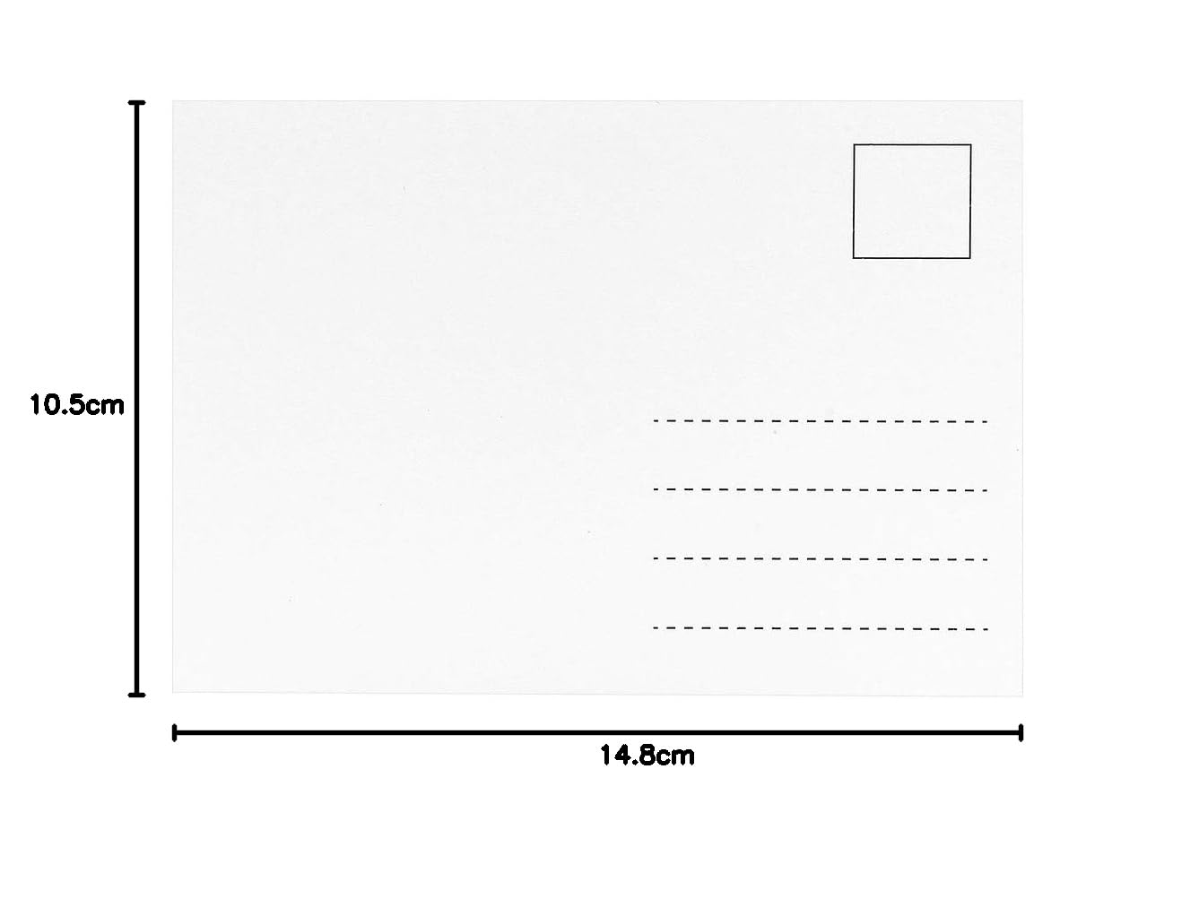 ideen-mit-herz-blanko-postkarten-wei-din-a6-100-st-ck-300-g-m image 2
