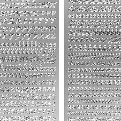 ideen-mit-herz-sticker-set-buchstaben-zahlen-silber-4-bogen-23-x-10-cm image 3