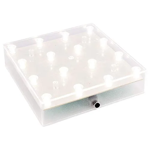 ideen-mit-herz-led-leuchtsockel-quadratisch-12-7-cm-16-leds-warmwei image 1