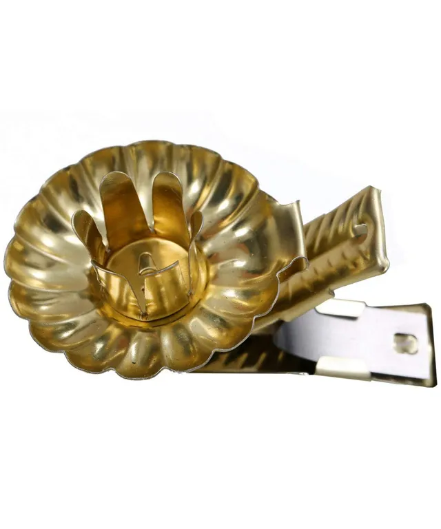 hdg-baumkerzenhalter-clip-10er-set-gold image 1