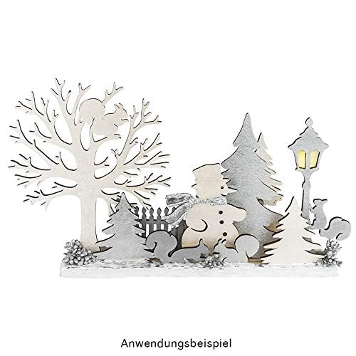 ideen-mit-herz-3-d-landschaft-zum-stecken-schneemann-eichh-rnchen-11-teilig-holz image 7