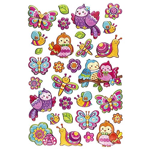 ideen-mit-herz-relief-stickerbogen-lamas-1-selbstklebende-aufkleber-14-x-21-cm-v image 5