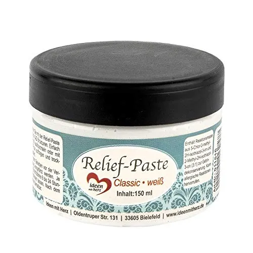 ideen-mit-herz-relief-paste-classic-wei-150-ml image 1
