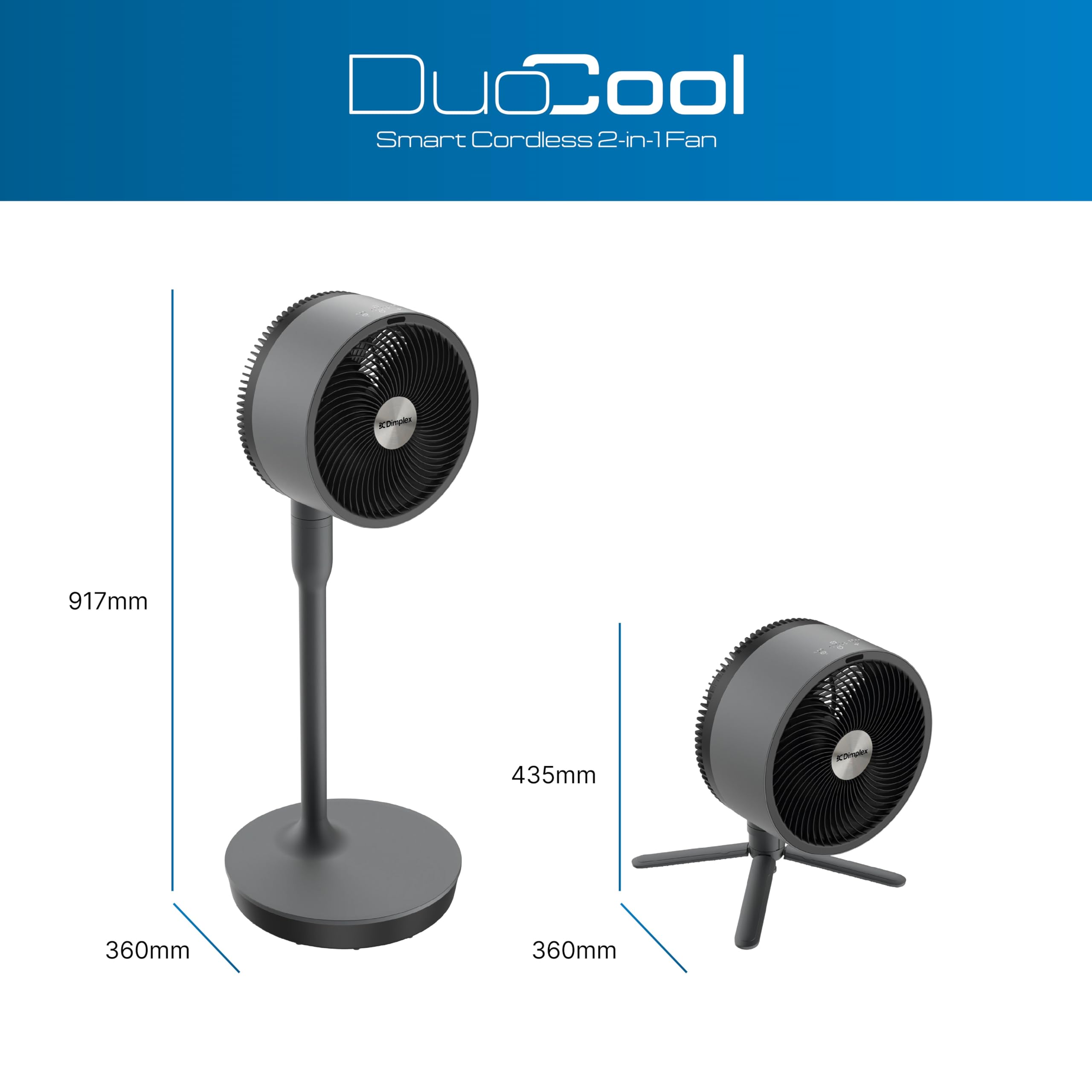 dimplex-duocool-smart-2-in-1-akkuventilator-stand-tischventilator image 5
