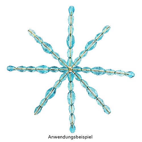 ideen-mit-herz-drahtsterne-hellgold-13-cm-8-strahlig-5-st-ck-kupfer image 5
