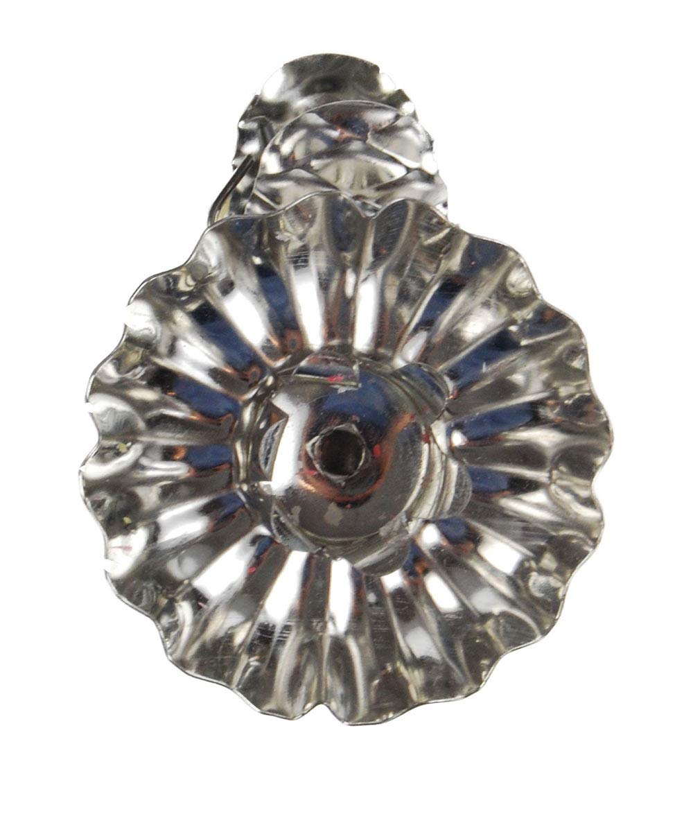 hdg-baumkerzenhalter-mit-clip-silber-10er-set-zapfenform-made-in-germany image 4
