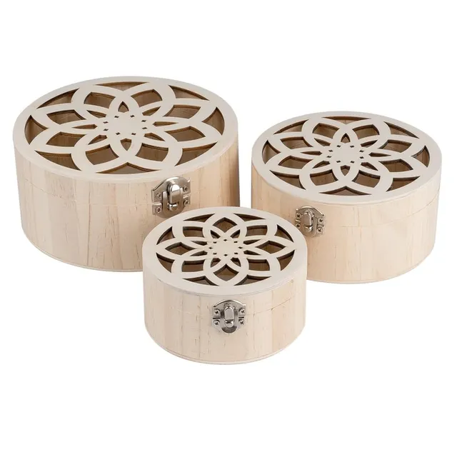 ideen-mit-herz-holz-boxen-vintage-rund-3-gr-en-3-st-ck-mit-ornament image 1
