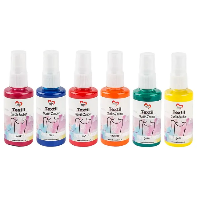 ideen-mit-herz-textil-spr-hfarbe-spr-h-zauber-1-6x-50-ml-pink-blau-rot-orange-gr image 1