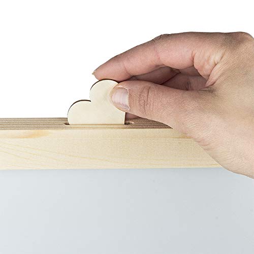 ideen-mit-herz-holzrahmen-mit-herzen-30-x-42-cm-80-herzen-g-stebuch-alternative image 6