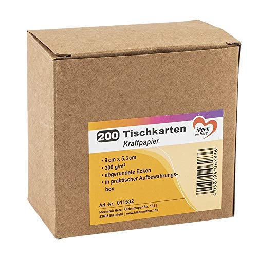 ideen-mit-herz-tischkarten-kraftpapier-9-x-5-3-cm-300-g-m-200-st-ck image 6