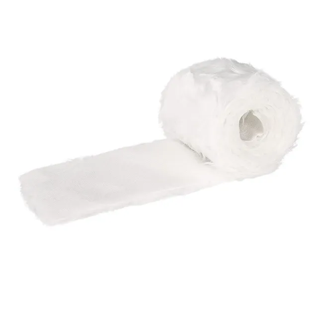 ideen-mit-herz-kunstfell-band-wei-9-cm-breit-x-2-m-lang image 1
