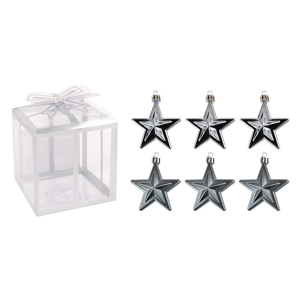 ideen-mit-herz-baumschmuck-sterne-grau-6-st-ck-6x2-8x7-5cm-weihnachtsbaum-anh-ng image 1