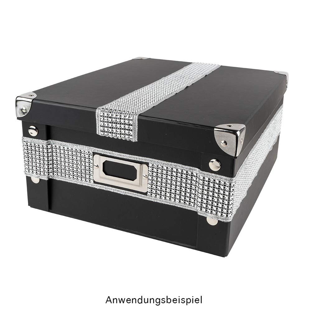 ideen-mit-herz-ordnungsboxen-3er-set-mit-deckel-faltbar-11l-31x26x14-cm-schwarz image 7