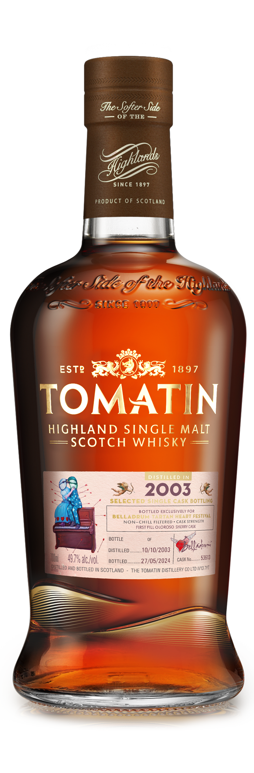 tomatin-belladrum-festival-2003-single-cask-oloroso-sherry-fass-20-jahre image 1